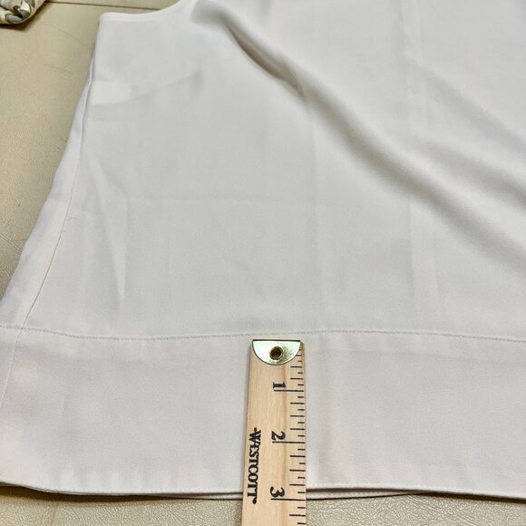 Talbots Sleeveless White Blouse with Side Tie - Size 14, NWT - Picture 10 of 10